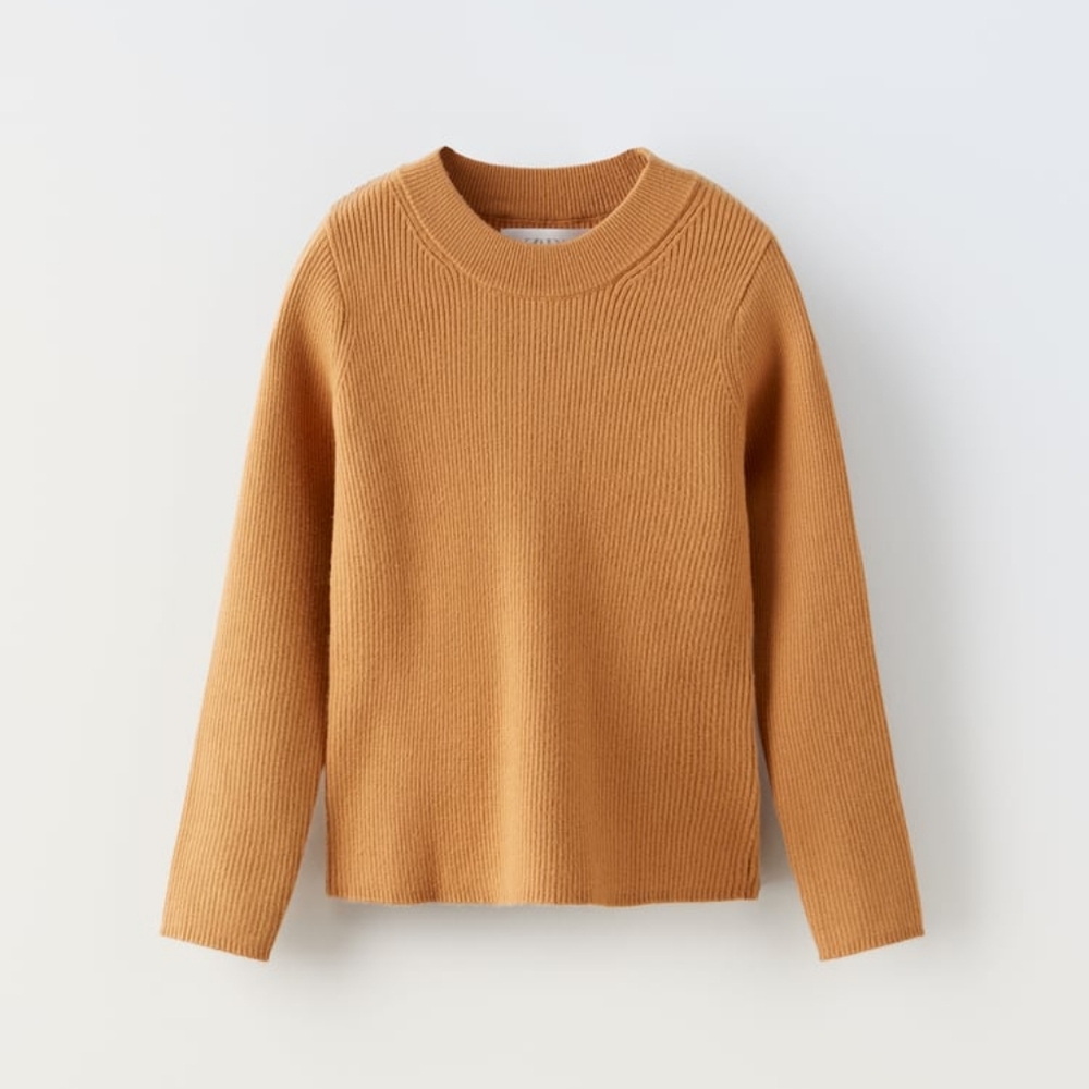 ZARA RIBBED KNIT SWEATER